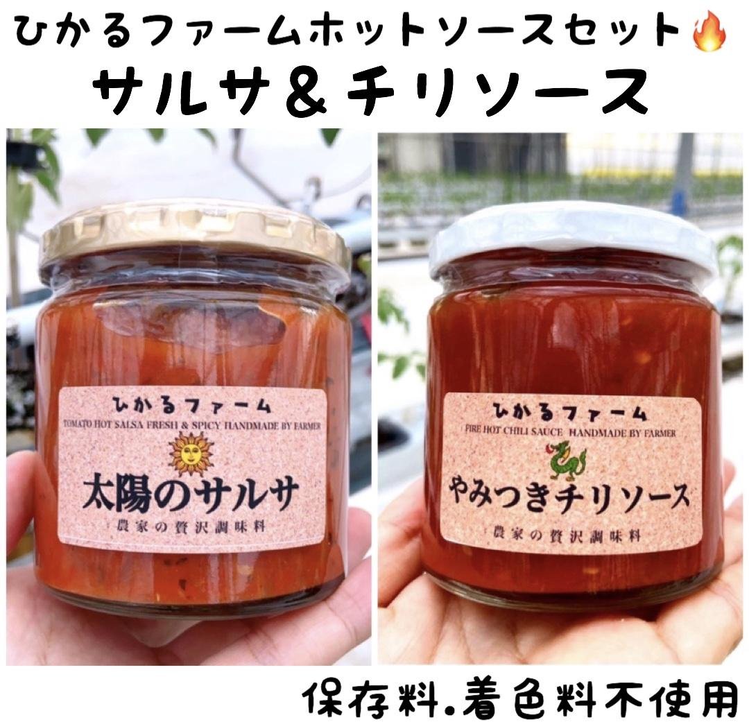 やさいバス/農家の調味料⭐️太陽のサルサ＆やみつきチリソース