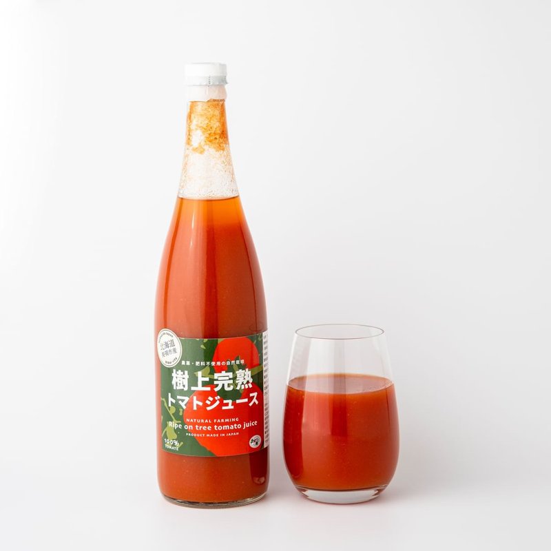 やさいバス/【自然栽培】樹上完熟トマトジュース720ml